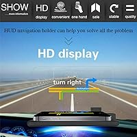 Vista 8 de MACHSWON 6 "Pantalla Universal Coche HUD Head Up Display Proyector Teléfono Navegación GPS Titular