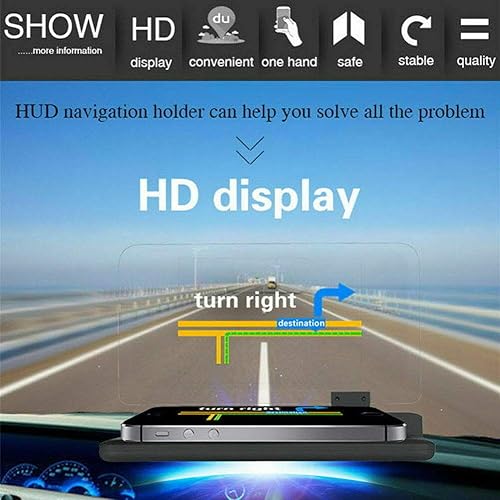 Miniatura 8 de MACHSWON 6 "Pantalla Universal Coche HUD Head Up Display Proyector Teléfono Navegación GPS Titular
