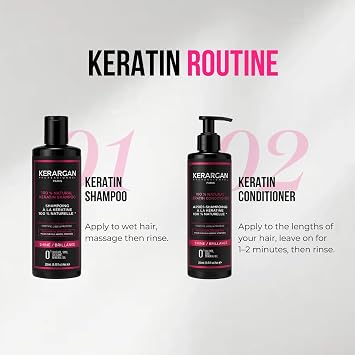 KERARGAN - Keratin Shampoo & Repair Conditioner Duo - 2x250ml