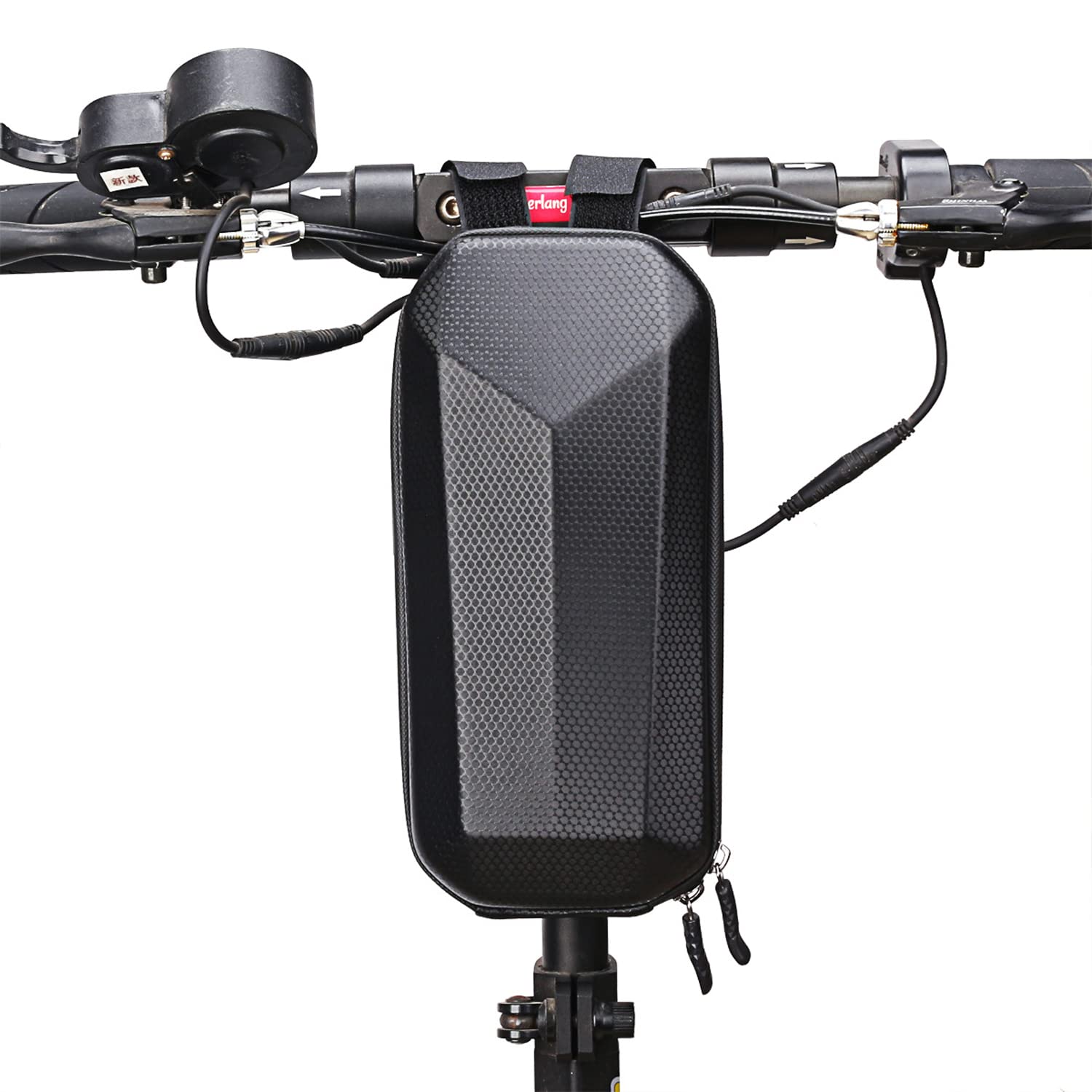 Sac de Trottinette Électrique, Sac de Rangement pour Scooter Étanche Sacoche Guidon, Grande Capacité Coque EVA Sac de Transport de Universel pour Xiaomi M365 Segway Ninebot ES1/ES2/ES3/ES4