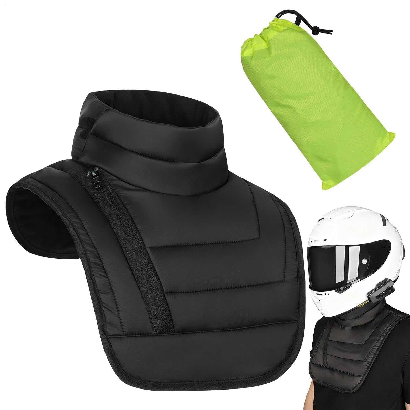 Scaldacollo per moto, antivento, caldo, con borsa per il trasporto, attrezzatura invernale per moto, attività all'aperto, viaggi, attività all'aperto, escursioni, sci, pesca, ciclismo