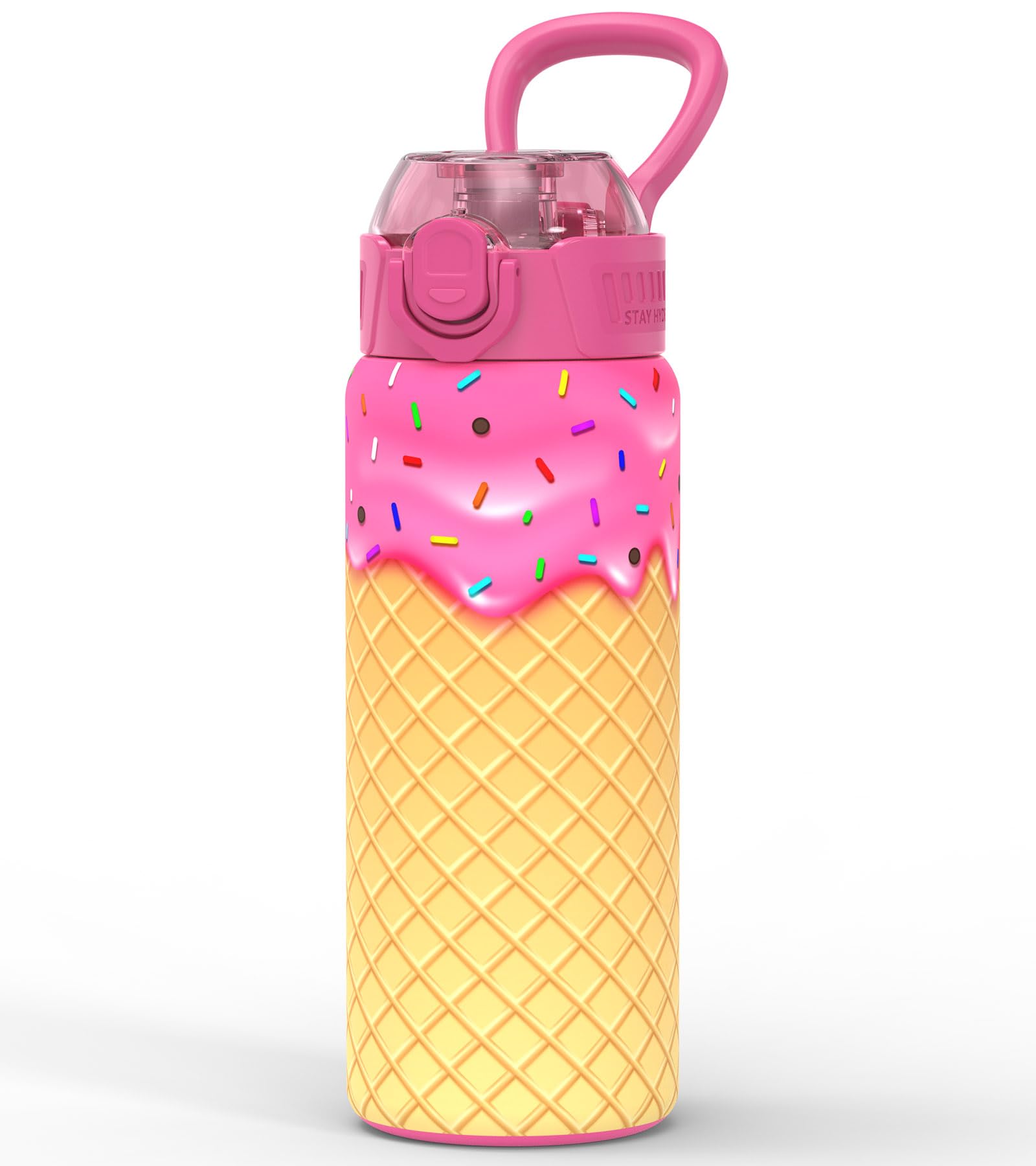 MYFOREST 700ml Isolierte Sport-Trinkflasche, geruchsneutrale Innenschale in chirurgischer Qualität, Schnellverschlussdeckel, für Alltag/Reisen/Fitnessstudio/Büro/Geschenk