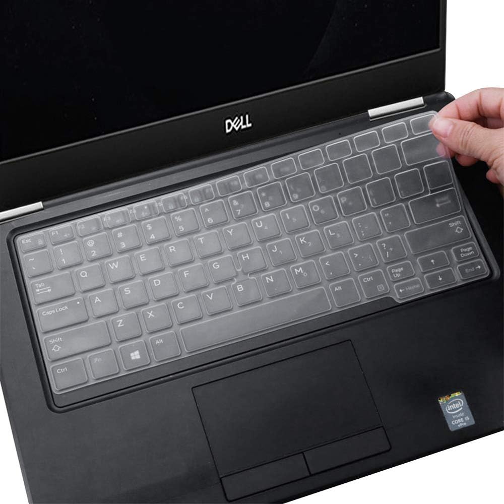 CapsA Keyboard Cover Skin for Dell Latitude 5400 5410 5411 7400 14 inch Laptop with Trackpoint, Dell Latitude 14 Keyboard Protector, Laptop Accessories (Transparent) (B0DFHDMGP2) Amazon Price History, Amazon Price Tracker