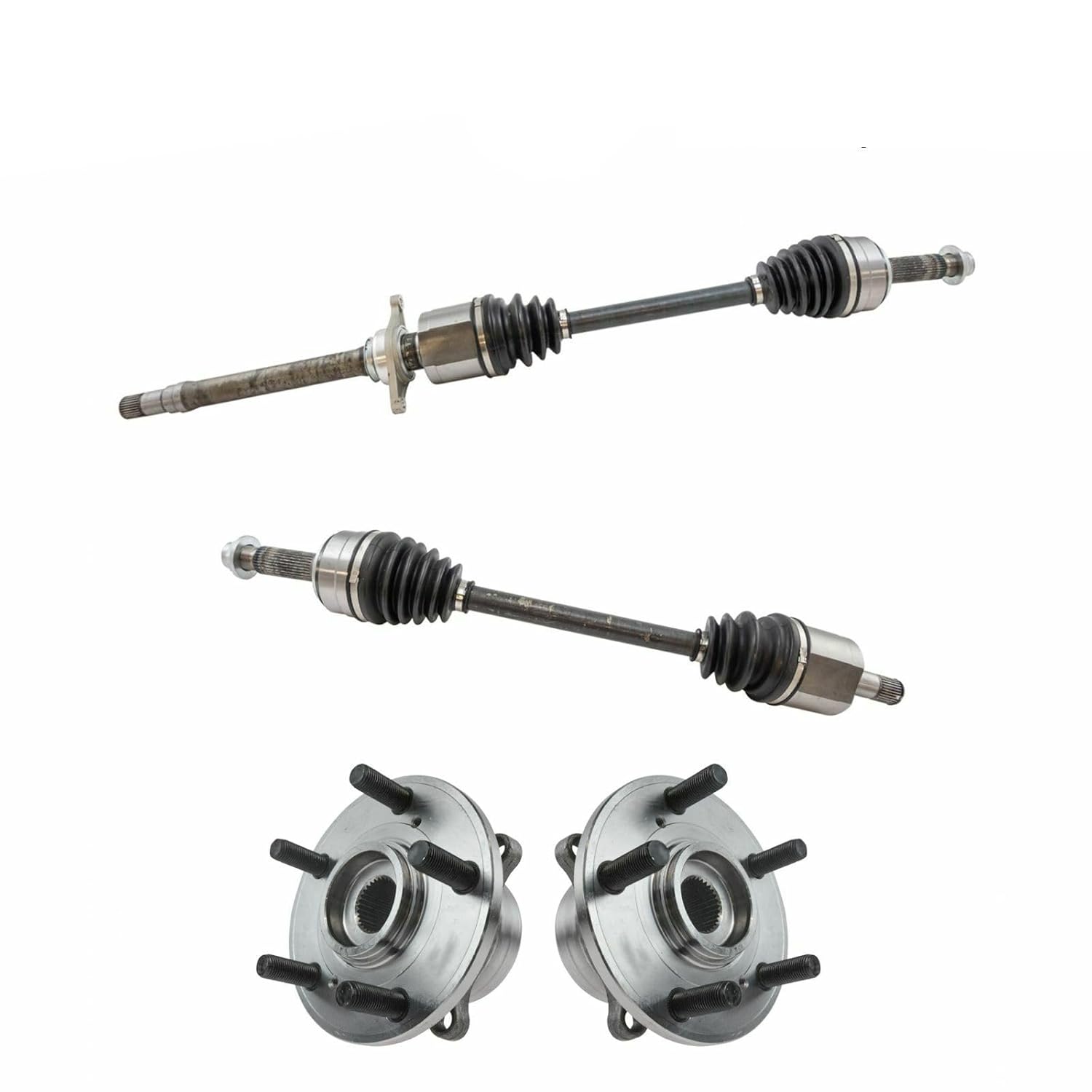 Front CV Axle Shaft Assembly Wheel Hub Bearing Kit Set 4pc for Honda for Pilot 2012-2015 4pcs 44306STXA02 44305SZAA11