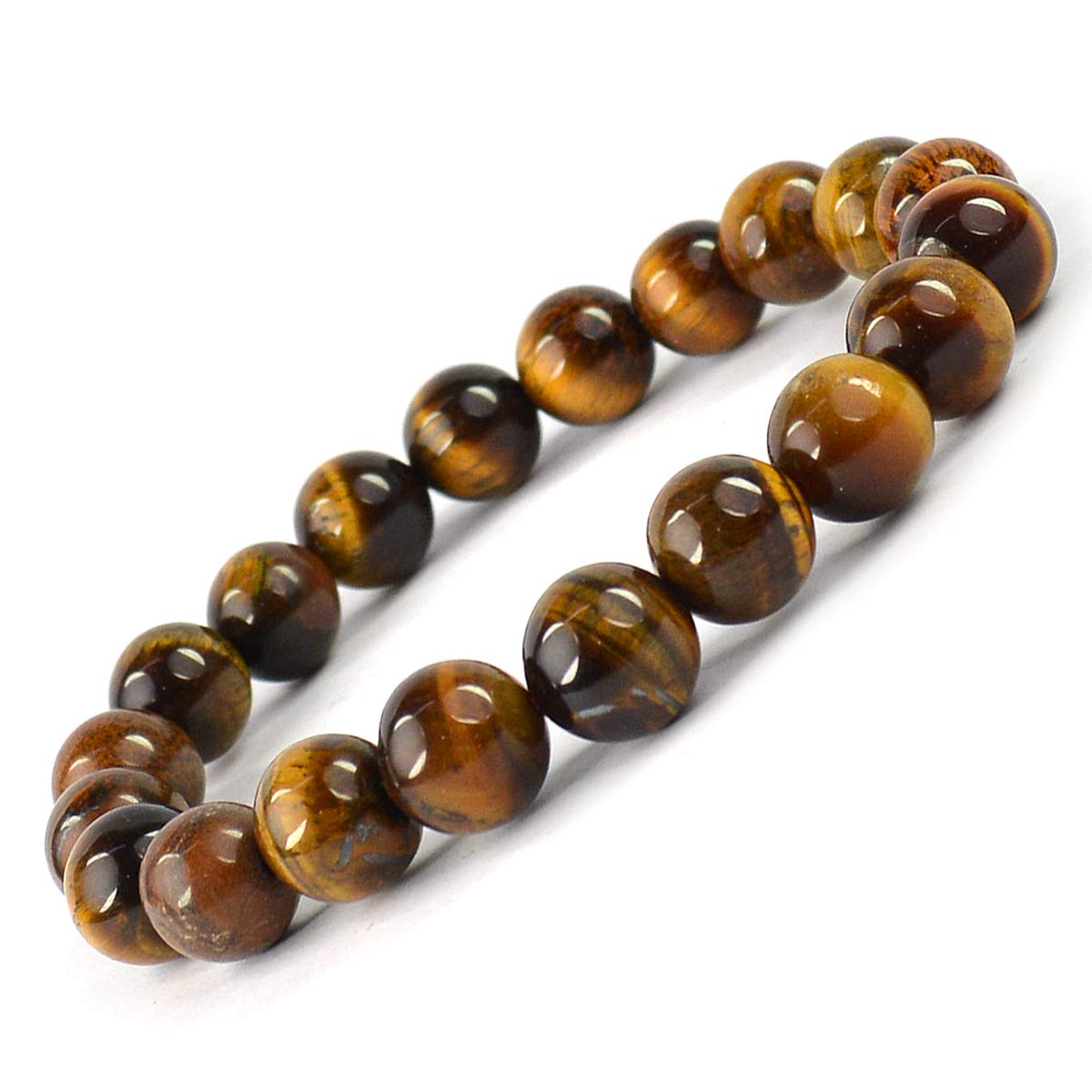 Reiki Crystal Products With Tiger Eye Bracelet For Unisex Adult (golden & Brown) (B08TM375W2) Amazon Price History, Amazon Price Tracker