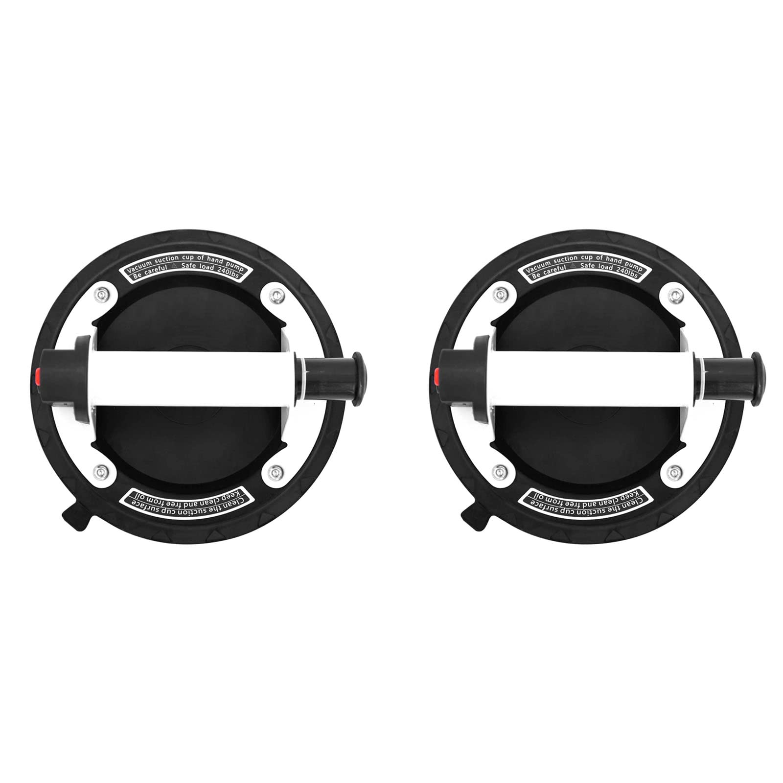 Snapklik.com : 2Pack Glass Suction Cups Metal Handle Vacuum 8 Inch ...