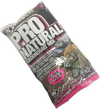 Bait-Tech Pro Natural Fine Lake Dark 1.5kg Fishing Bait