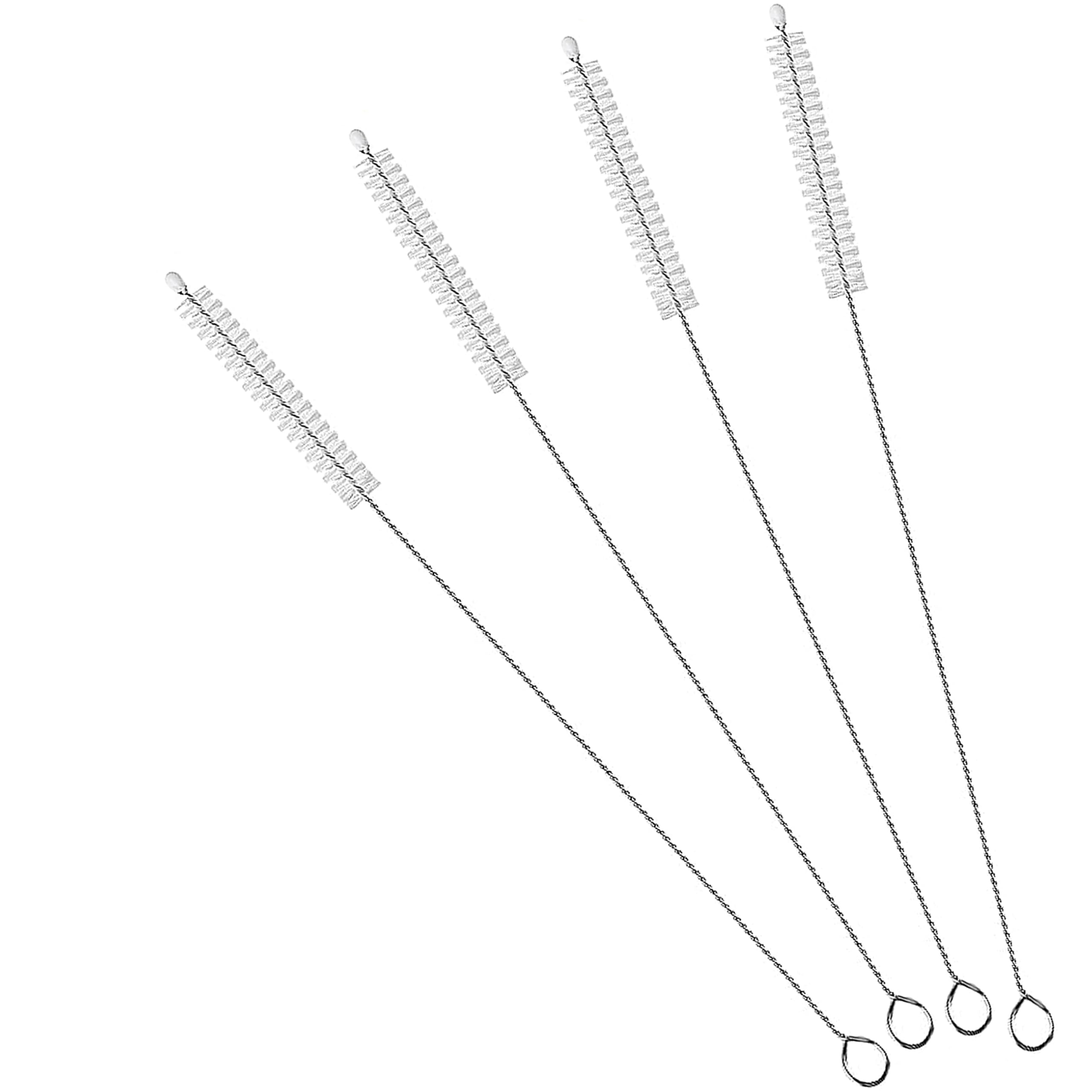 Straw Cleaner Brush Long 14 Inch Straws Brush of Bristles Diameter 12 mm Straw Cleaning Brush with Stainless