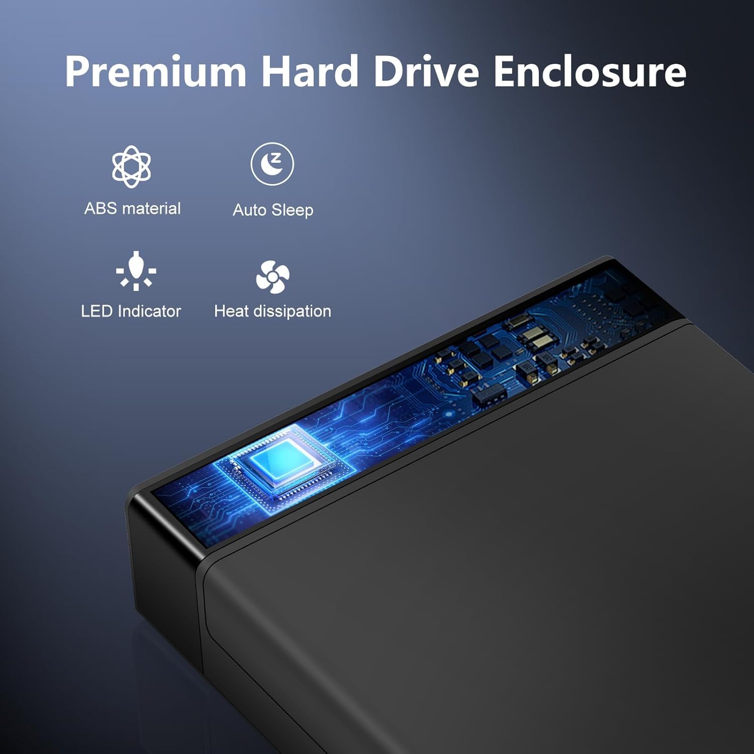 Boîtier de Disque Dur Externe USB 3.0 SATA 3.5" 2.5" 5 Gbps UASP 16 To