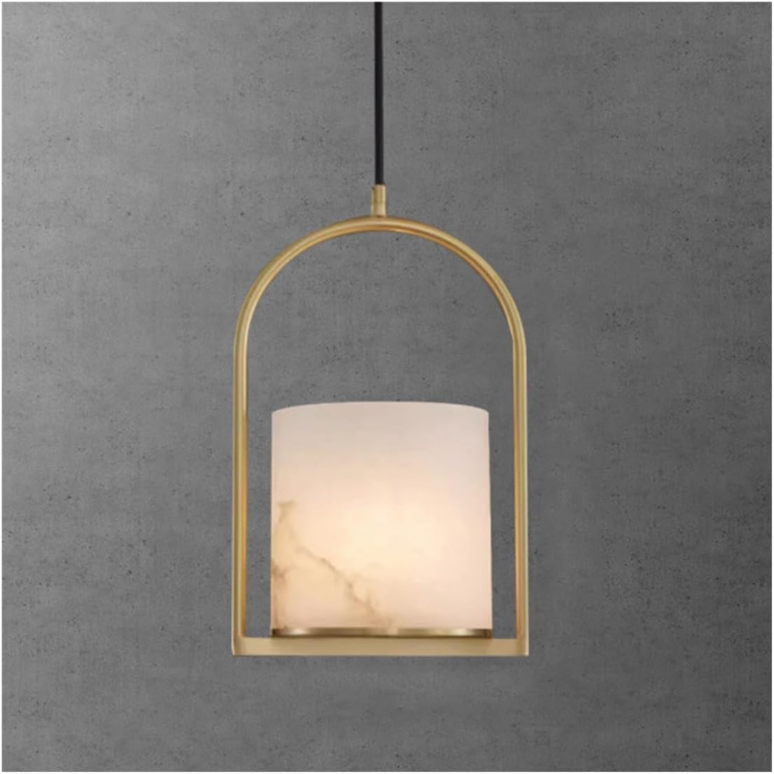 ZTCHSENZT All Copper Cloud Stone Pendant Lights Bedside Pendant Lamp Background Wall Decoration Hanging Light, Wall Lamps,Brass