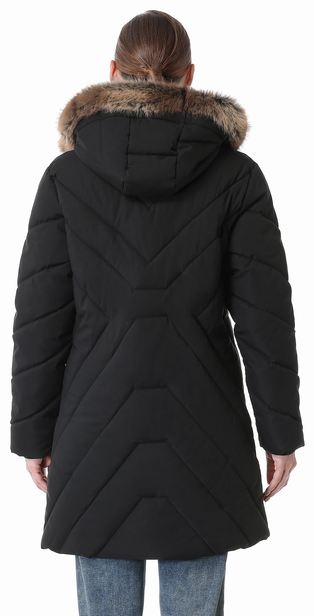 Women's Winter Coat Long Puffer Jacket - Waterproof Warm Thickened Snow Coat for Women