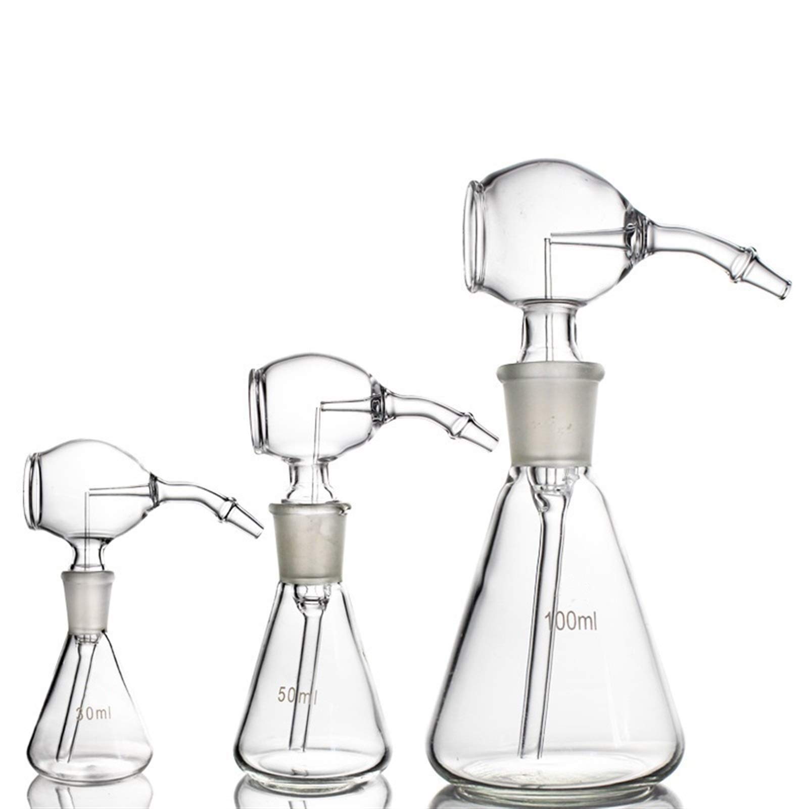 【柴田計器】ガラス器具　試薬びん 広口 白　500ml×3と250ml×1 柴田計器】ガラス器具 試薬びん 広口 白 500ml×3と250ml×1 びん -