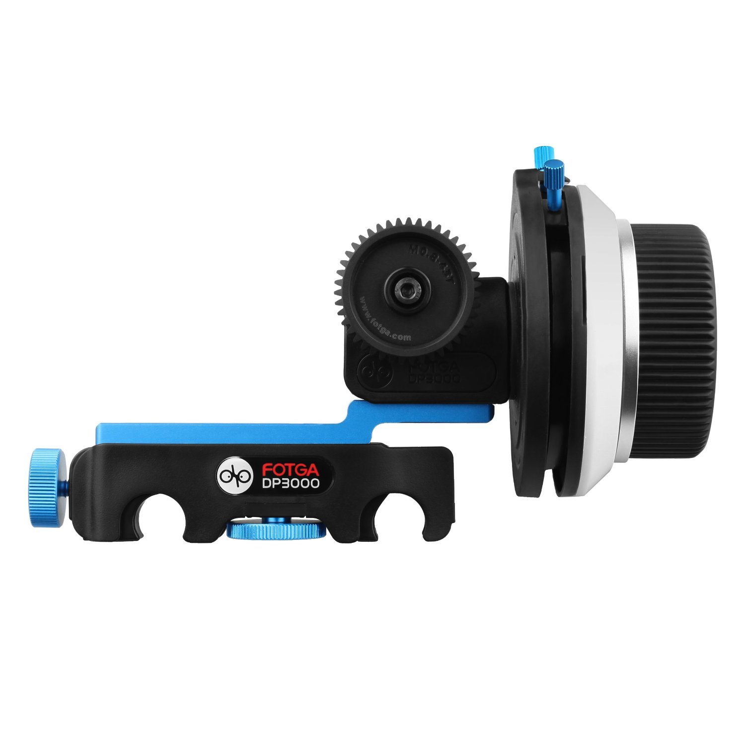 FOTGA DP3000 M4 libération rapide DSLR follow-focus à butée dure A/B pour tout appareil photo reflex numérique Canon Nikon Sony Pentax, 5D II/5D III/7D/D90/D7000/D5000/D3100 Compatible avec barres 15 mm
