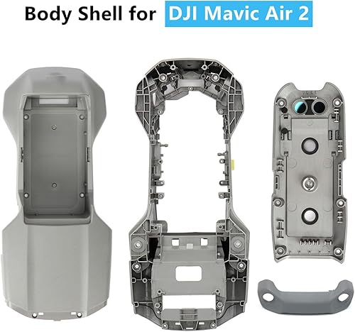 Miniatura 2 de Carcasa de repuesto para D-JI Mavic Air 2, marco medio, parte inferior superior, cubierta delantera, piezas de reparación (tamaño  carcasa inferior)