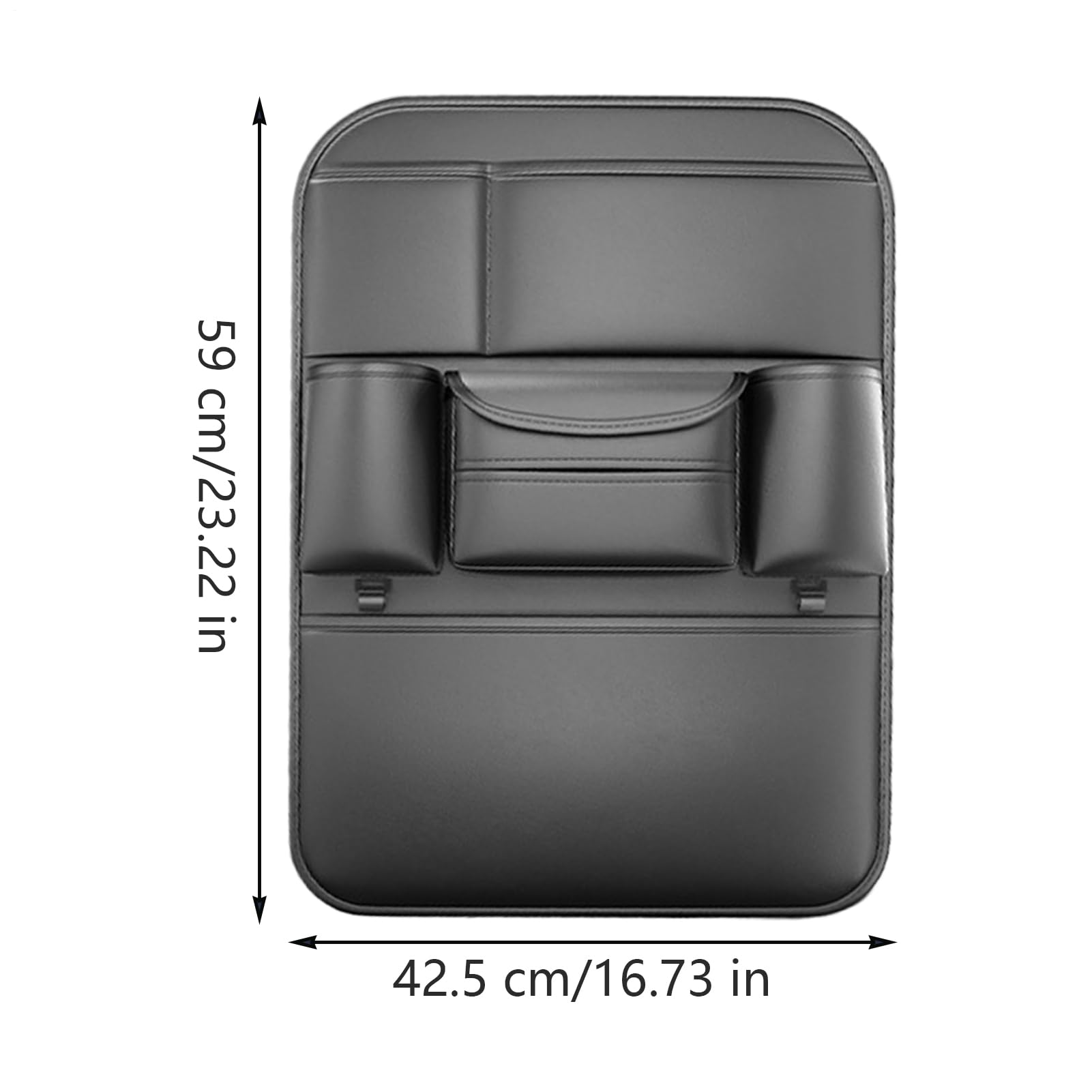 Organizador Trasero Para Coche Organizador De Asiento Trasero Con Bolsillos | Bolsillos Portaobjetos Portavasos Accesorios De Viaje Para Coches Camionetas Y Más Vehículos