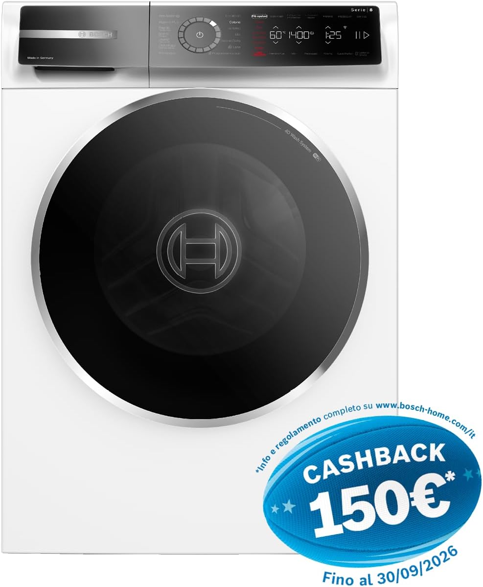 Bosch WGB24402IT: Lavatrice Smart per una Cucina Moderna e Sostenibile