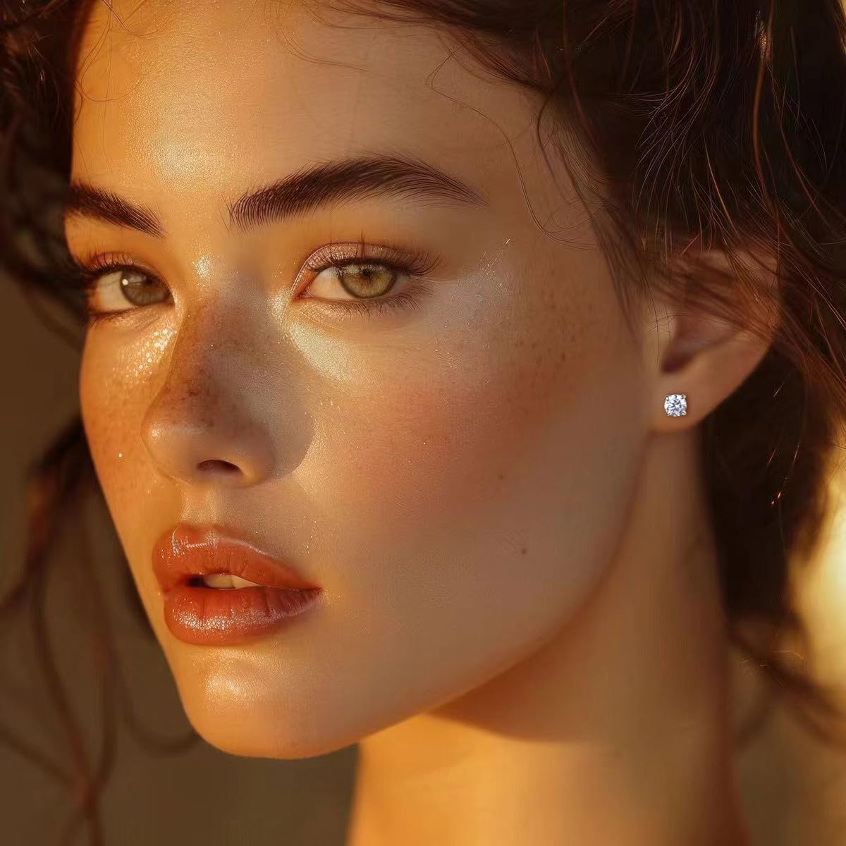 Bo.Dream Cubic Zirconia CZ Stud Earrings for Women 925 Sterling Silver - Image 6