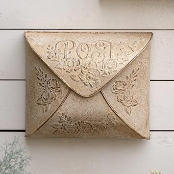 Wall Mount Mailbox for House Outside,Vintage Metal Door Mailbox