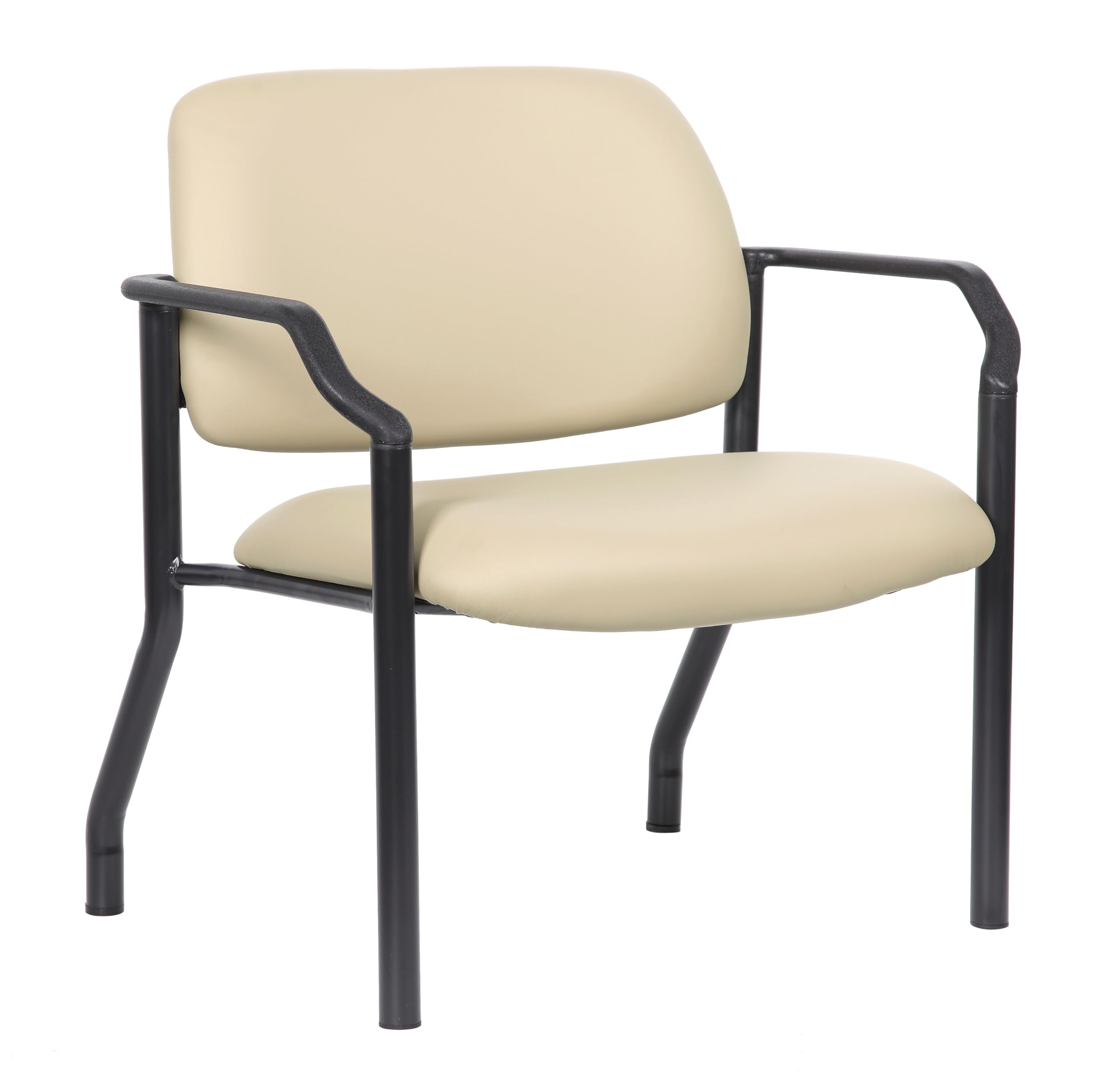 Boss Office Products Guest Chair 500 lb. Weight Capacity in Beige