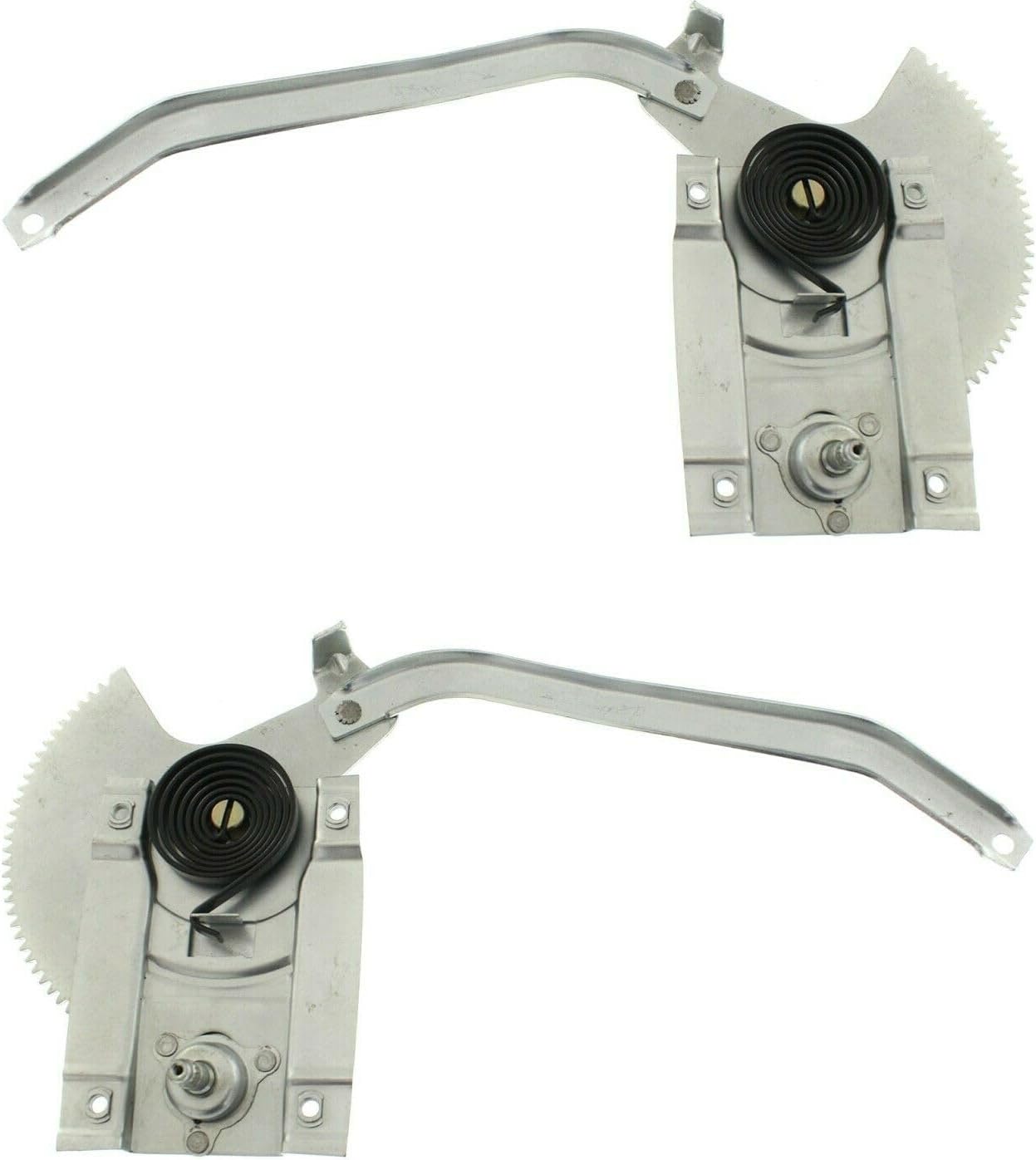 Car Window Regulator 2pcs Automotive Front Side Manual with Crank for Ford for Mustang 2.8L/4.3L 1965 & 3.3L/4.7L 1964-1966 C5ZZ6523202B FO1351103