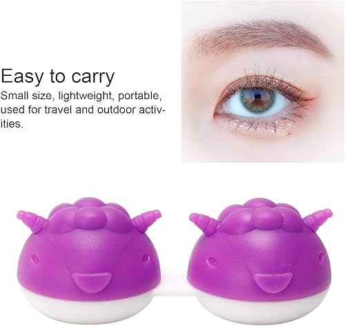 Miniatura 5 de Estuche para lentes de contacto, lentes de contacto de color, lindo paquete de 12 fundas para lentes de contacto, colorido a granel, kit de