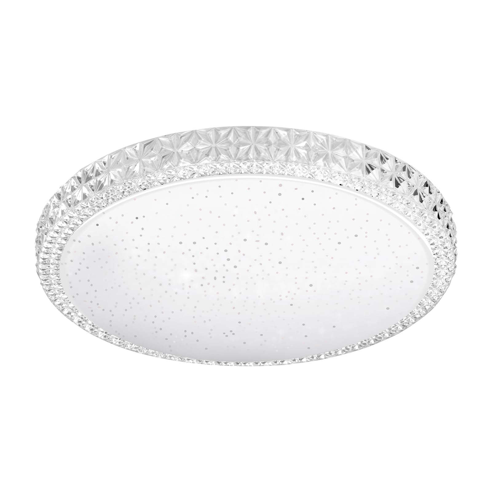 Lihgu 48W Modern LED Ceiling Light, 48cm, 6500K Cool White, 2700lm