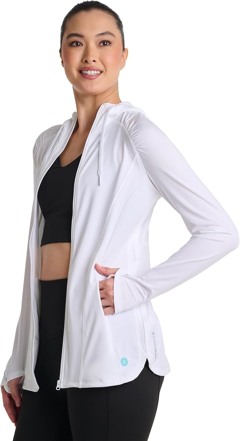 Coolibar Women's Full-Zip Jacket - UPF 50+ Sun Protection - Astir