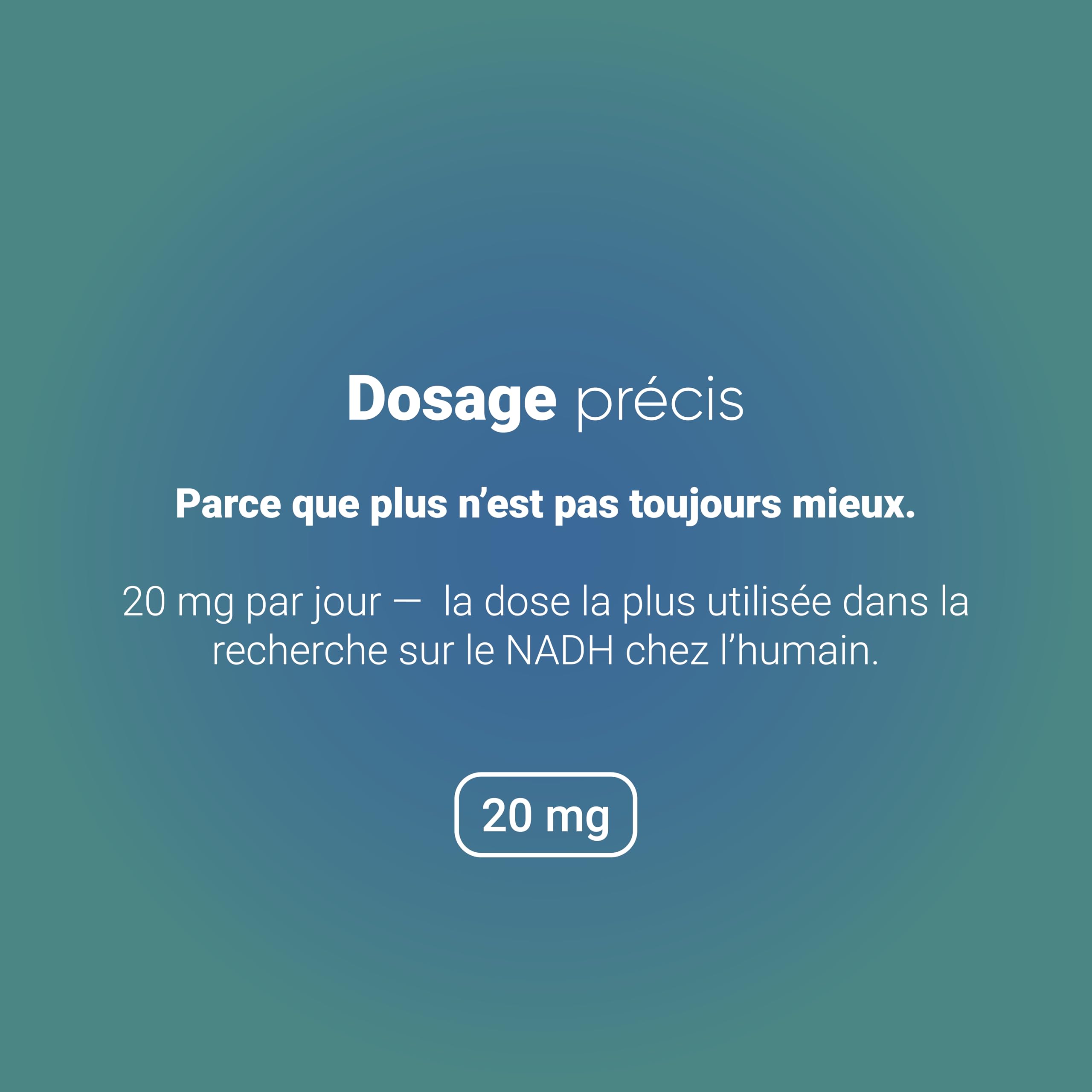 Nullure NADH 20 mg | Absorption optimisée avec DRcaps® | Énergie · Clarté Mentale · Santé Cellulaire | Testé par tiers | Sans Stéarate de Magnésium | Vegan | 90 gélules| Fabriqué à Barcelone