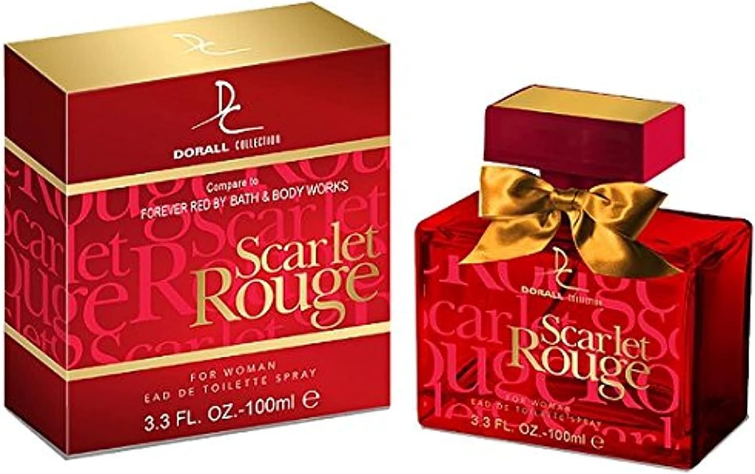 Dorall Collection Scarlet Rouge Eau De Toilette for Women, 100 ml