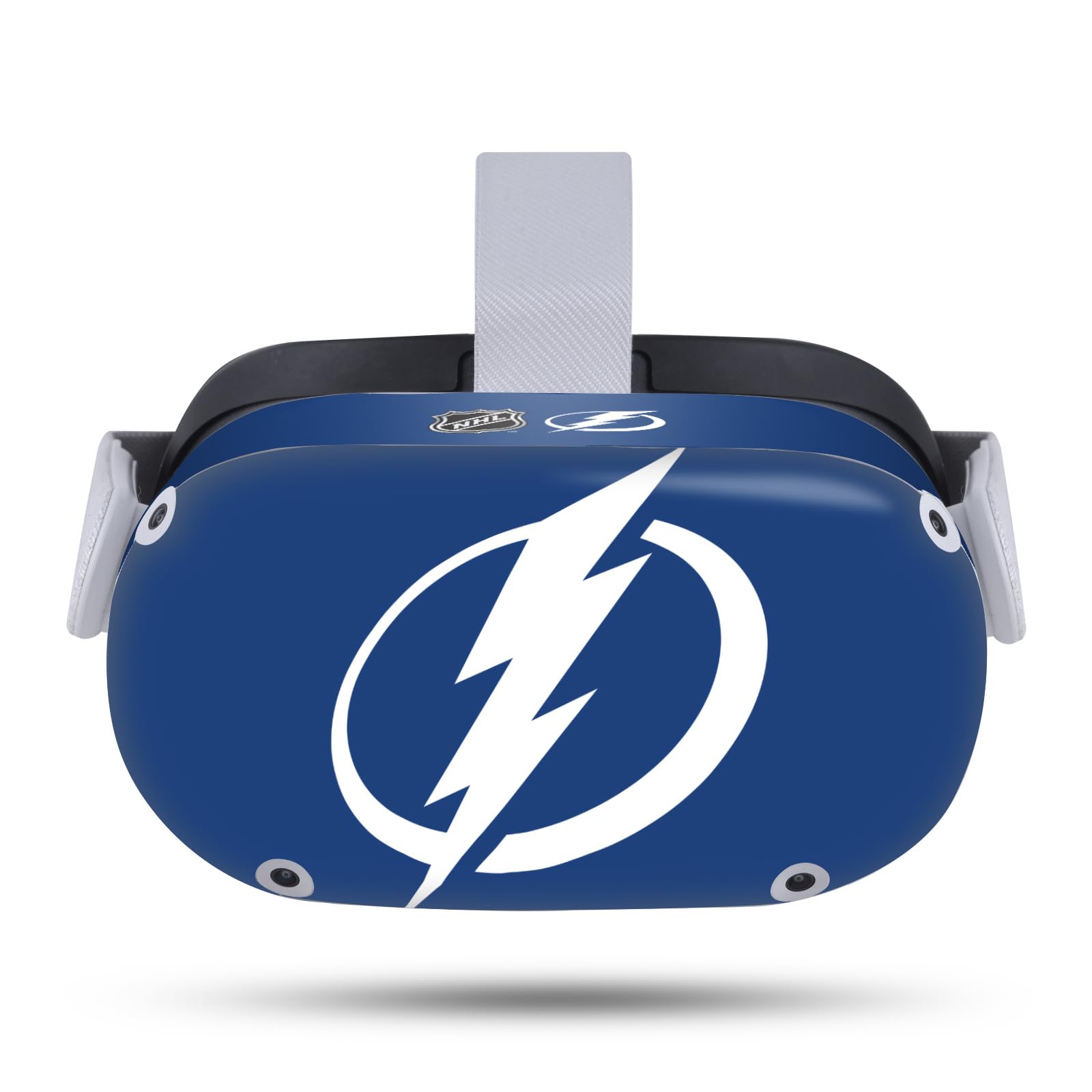 Head Case Designs Officially Licensed NHL Oversized Tampa Bay Lightning Vinyl Sticker Skin Decal Cover Compatible with Meta Quest 2