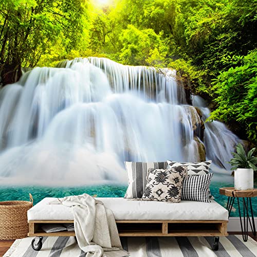 Runa Art Carta da parati fotografica cascata 3D