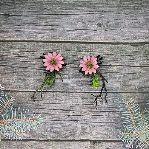 Antler Hair Clips Christmas Reindeer Deer Horn Hairpin, Antler Ear Hair Barrettes Alligator Clips Xmas Hair Accessories For Girls Toddlers Kids, 2 Pieces #TOP3