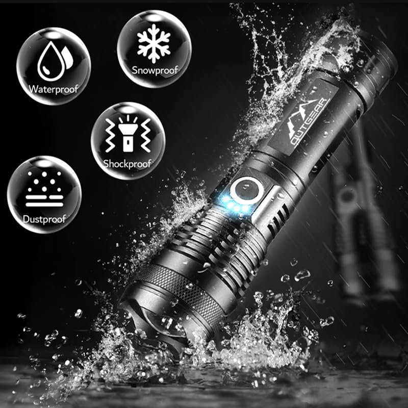 OutGear Superbeam Tactical Flashlight - T6063-T6 Aviation