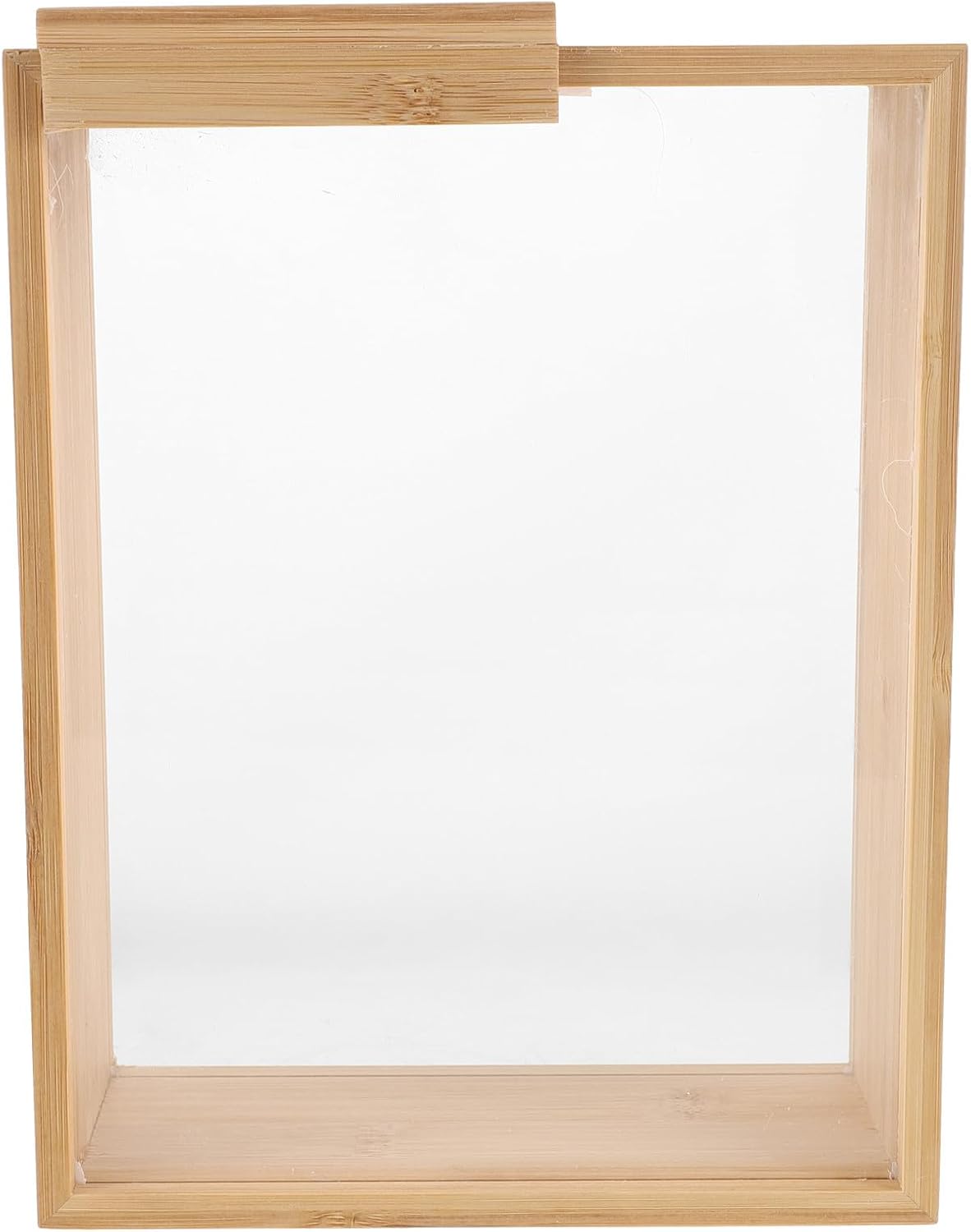 Bamboo Food Dispenser: Kitchen Organizers and Storage Airtight Pantry Box - Cereal Storage Container for Cereal Rice Flour Snack 9.04x6.80x3.38in