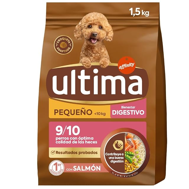 Ultima - Pienso para perros adultos mini Ultima Sensitive salmón 1,5 kg