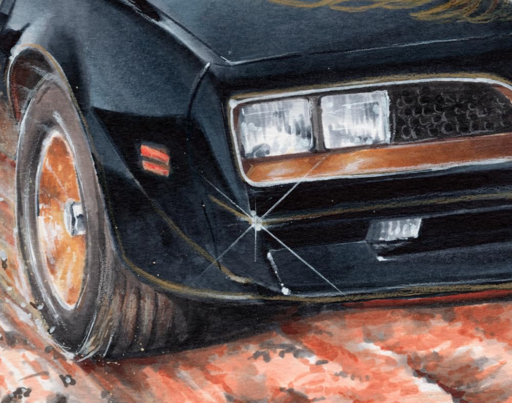 Amazon.com: Bandit Trans Am Signed Art Print by Billy Tackett