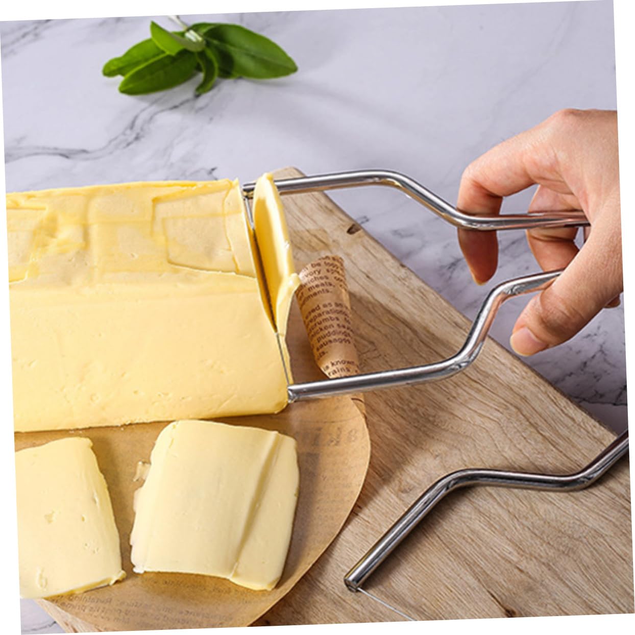 COLLBATH Butter Slicer Tool Cheese Cutting Tools Set Stainless Steel Cheese Cutter Slicer