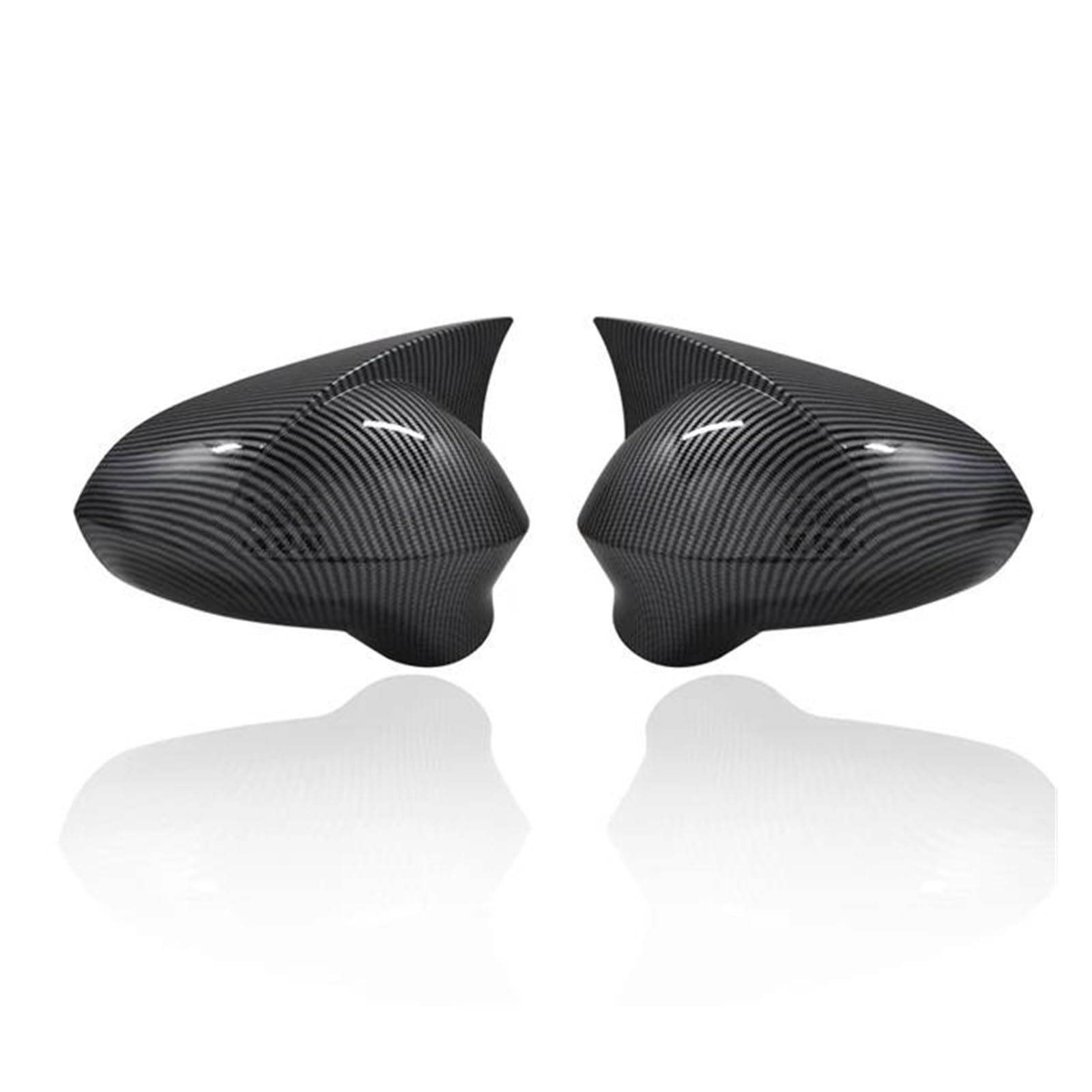 Coques rétroviseur pour Seat Leon MK2 et Ibiza MK4 | 1 paire de caches noir brillant
