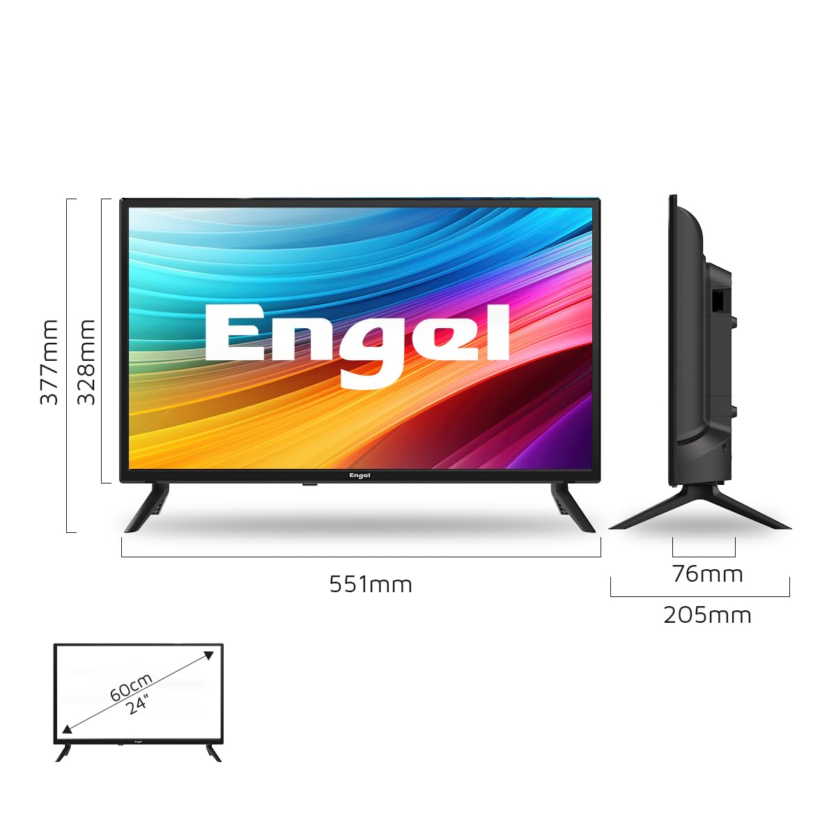 Smart TV Engel LE2462CA 24 HD 24" LED