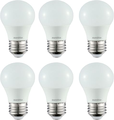 SUNLITE 41428-SU - Bombilla LED A15 de 5.5 vatios (equivalente a 40 W), 450 lúmenes, base media (E26), regulable, acabado, certificación UL, Energy