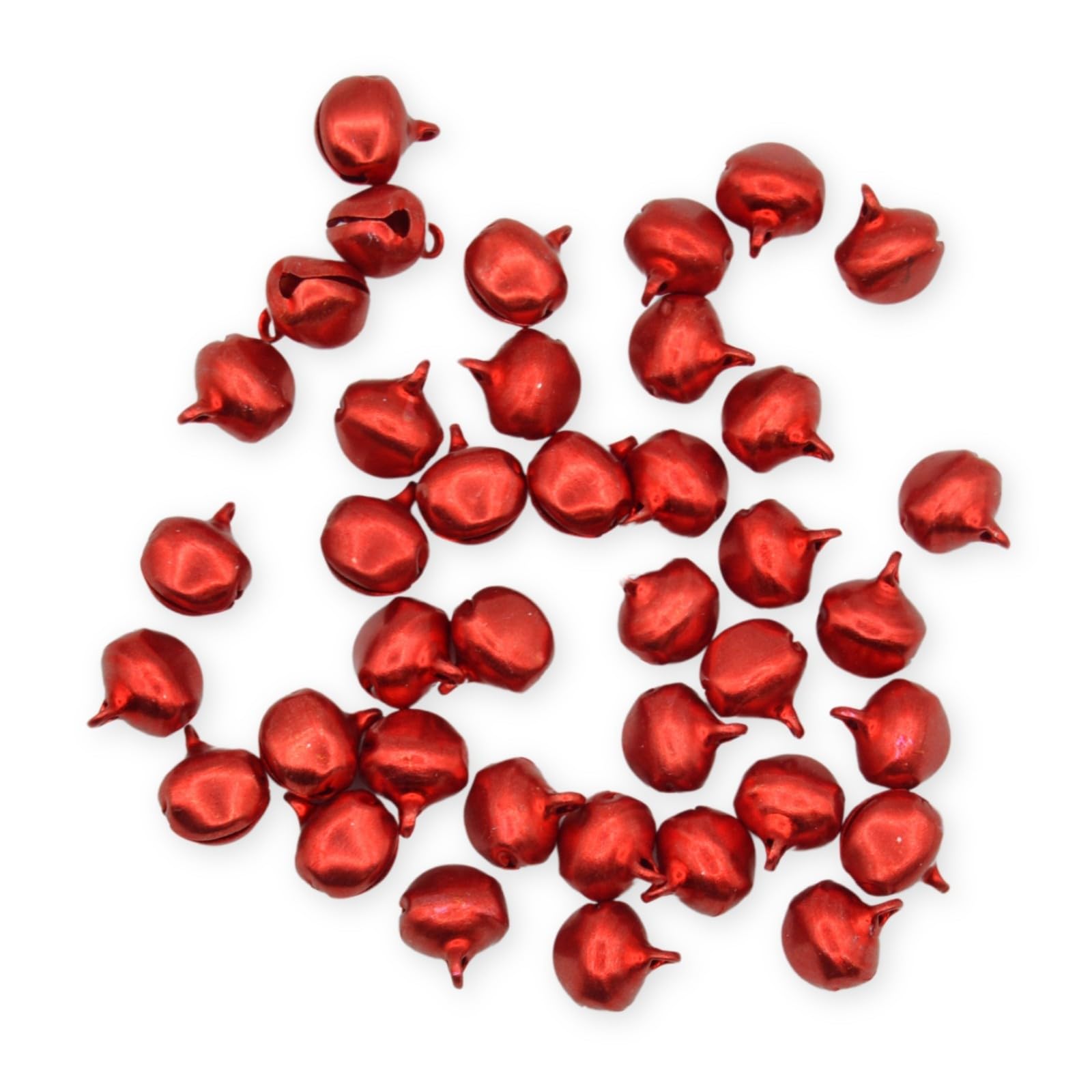 celloexpress 11.5mm Red Jingle Bells - Mini Christmas Craft DIY Festive Decorations Gift Wrap (Pack of 100) โ image 1
