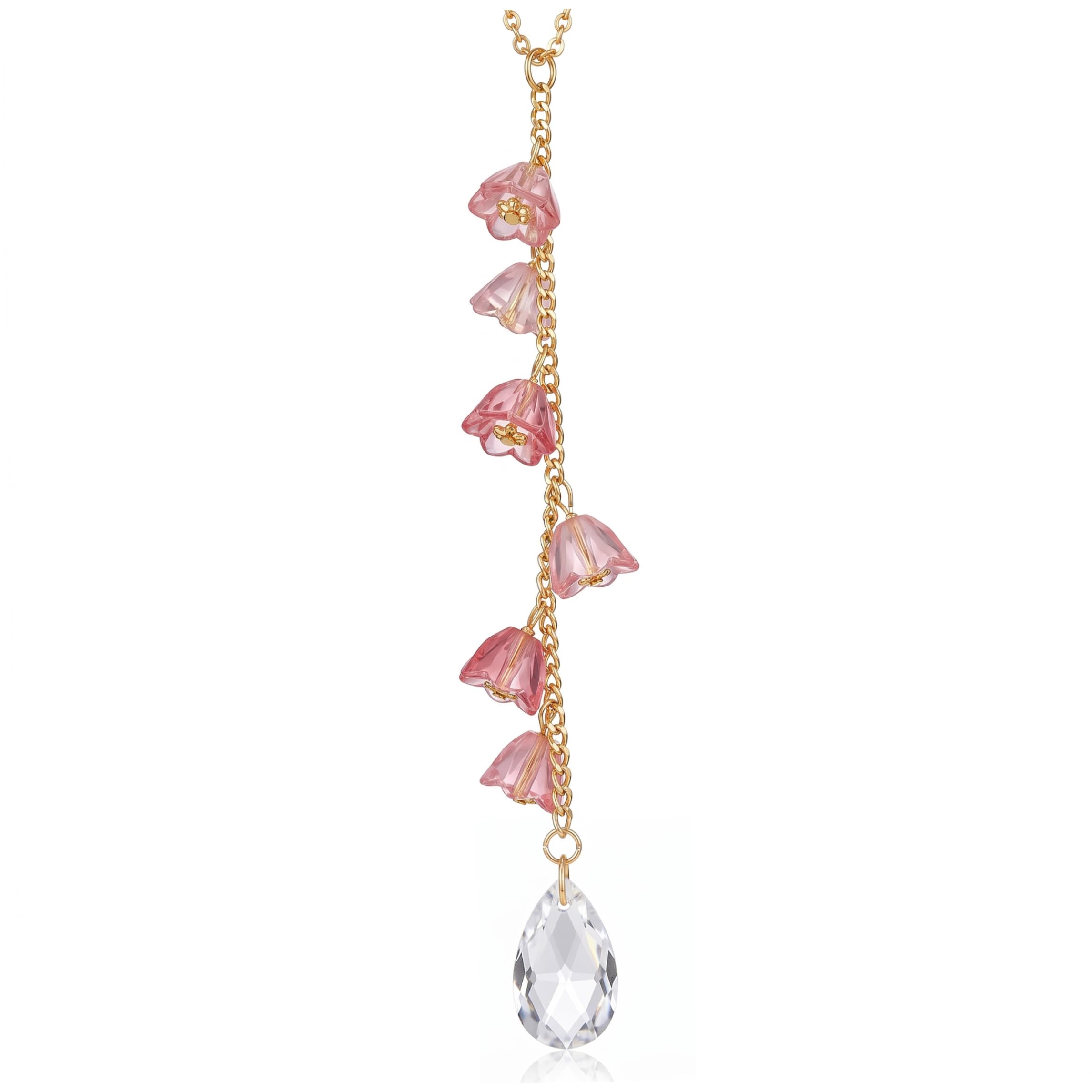Hanging Car Accessories, Lily Of The Valley Car Mirror Hanging Accessories, Cute Floral Sun Catcher, Decor For Women, Garden Décor