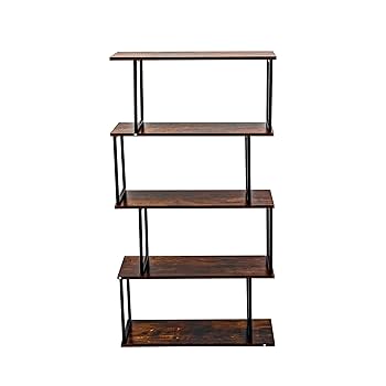 Amazon.com: Bookcase and Bookshelf 4 Tier Display Shelf, S