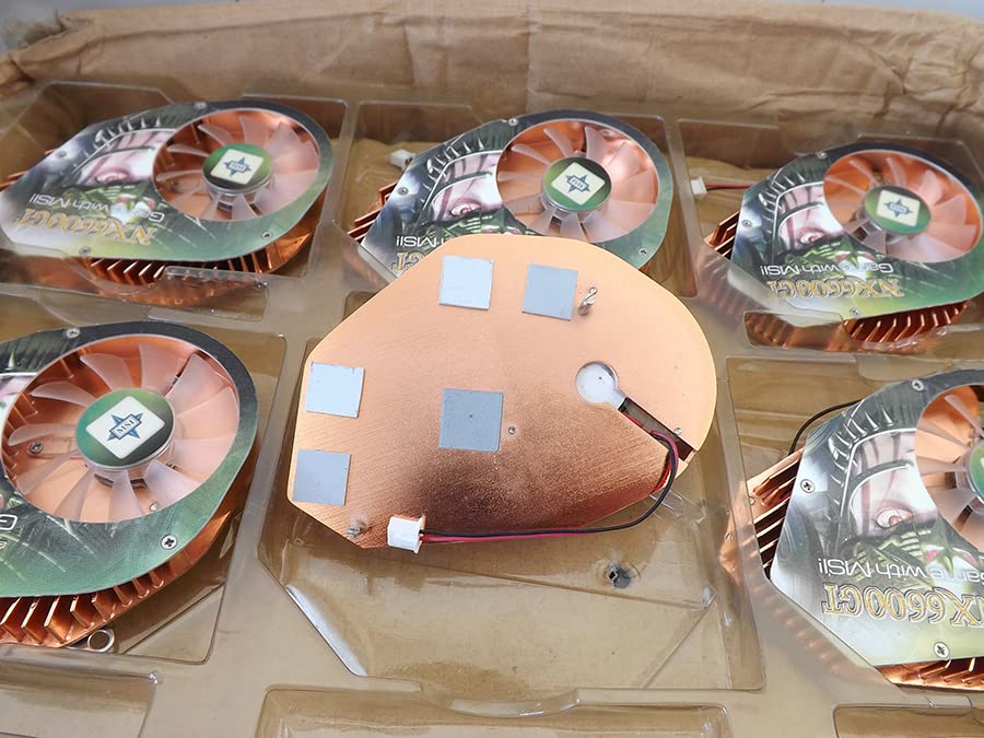 Zyvpee® Video Fan Graphic Card Cooling 2 Wires with Heatsink for MSI NX6600GT MSI 6600