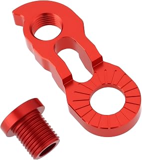 eMagTech Extensión de Patilla de Cambio de Bicicleta con Tornillos Adecuada para Bicicletas de 34T A 52T
