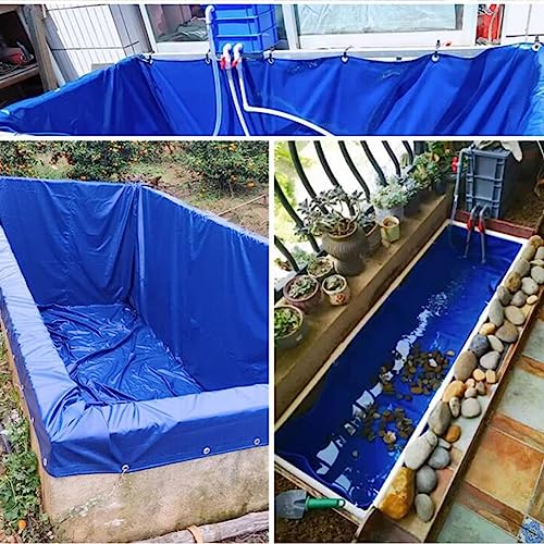 Lona impermeable azul para estanques y piscinas de 5x4x1 m 7
