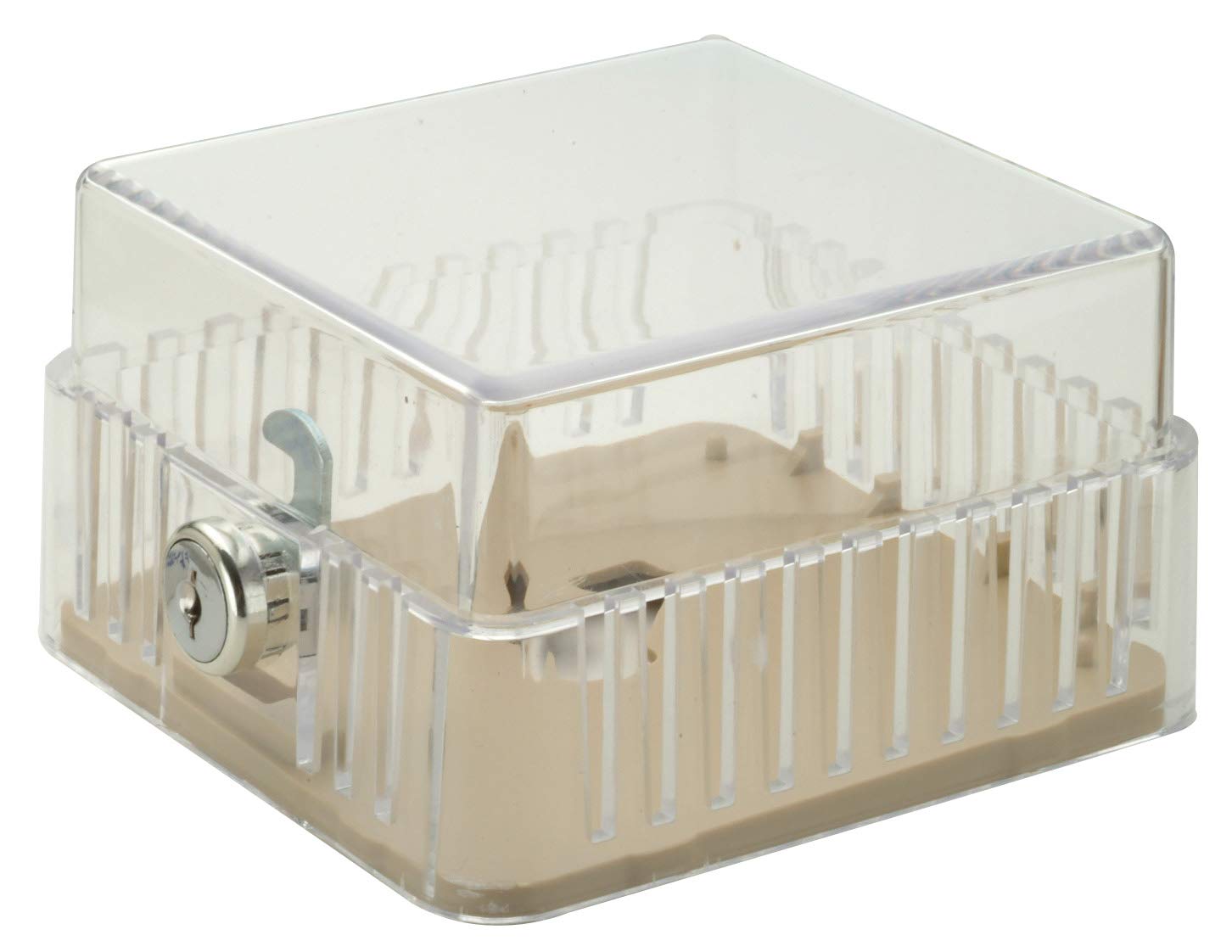 Emerson F290225 Thermostat Guard with Mounting Plate, Clear Plastic