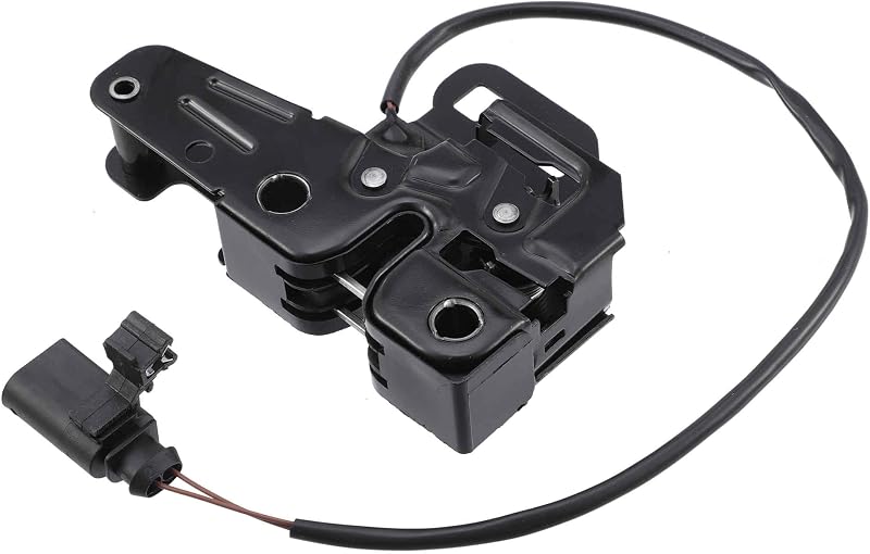 Fechadura do Capô ACROPIX 8E0-823-509-D para Audi A4, S4 e RS4 Quattro – 1 unidade preta