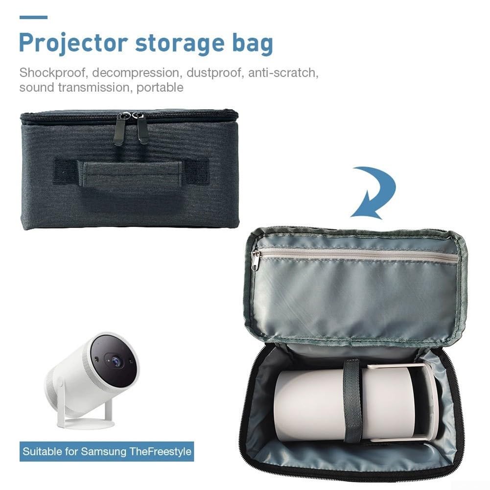 Custodia portatile per proiettore HY320 e HY300, borsa da viaggio leggera in EVA, chiusura sicura con cerniera