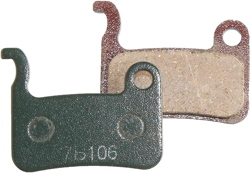 DP17 Organic Disc Brake Pads - Replacement Resin Brake Pads Compatible with Shimano Deore XT XTR SLX Alfine & Juin Tech M1 F1 R1 DB1 Calipers, High Performance & Low Noise, 1 Pair